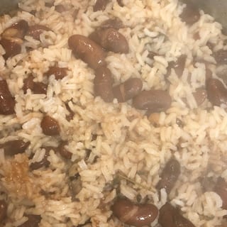 Rice and Peas Tray