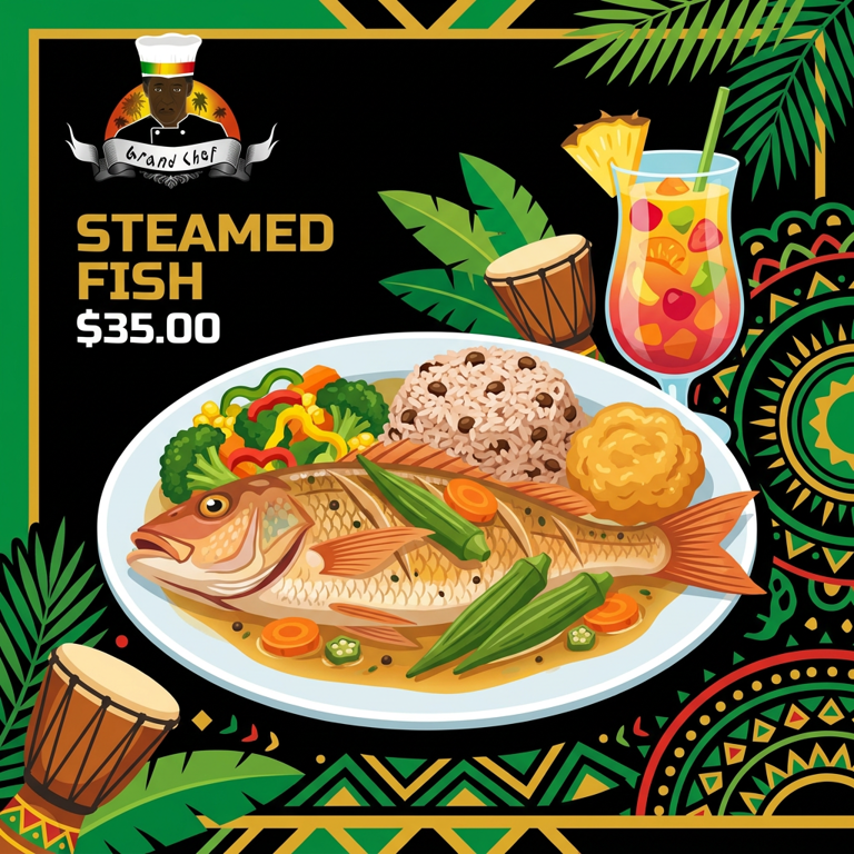 Delicious Steamed Fish