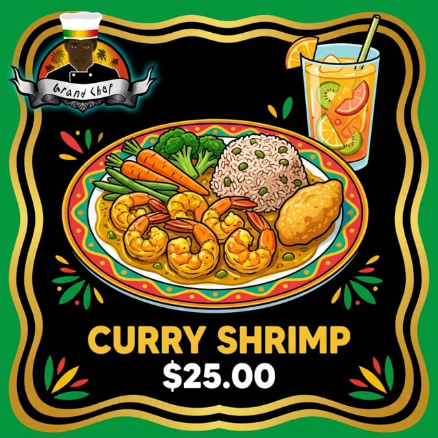Curry Shrimp.